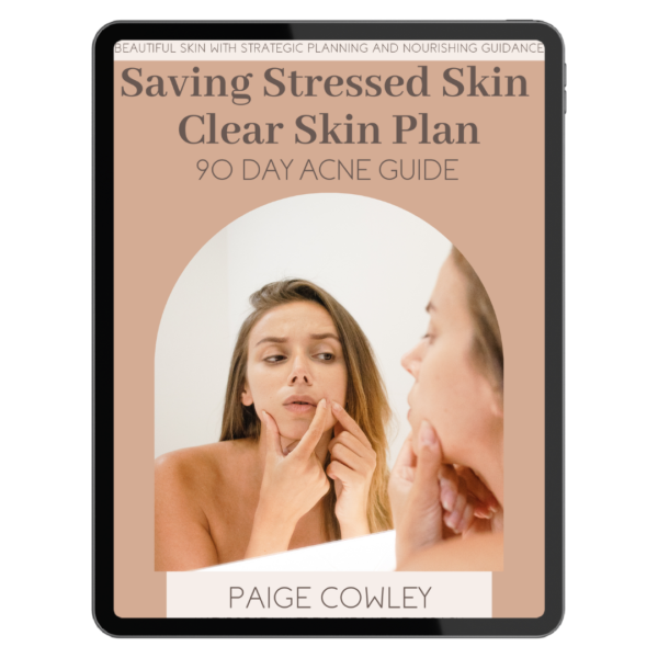 Saving Stressed Skin Clear skin plan acne guide